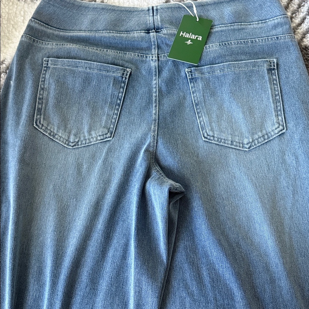HALARA Classic Blue Wide Leg Denim Jeans 👖